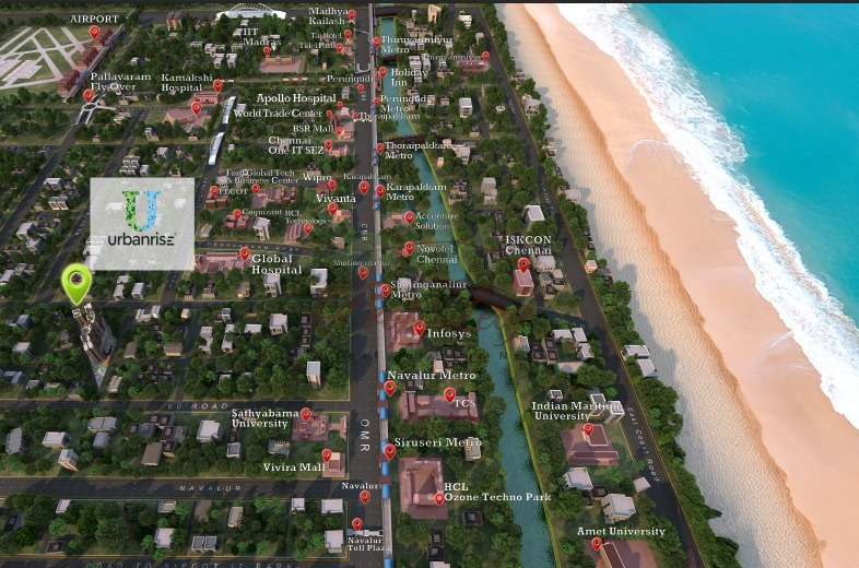Urbanrise Whispers of sky Location Map